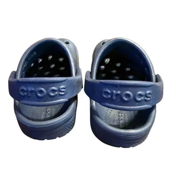 Crocs Kids Blue Clogs - Picture 7 of 7